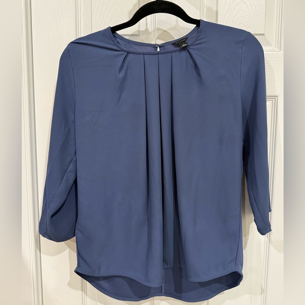 Ann Taylor Classic Blue Blouse